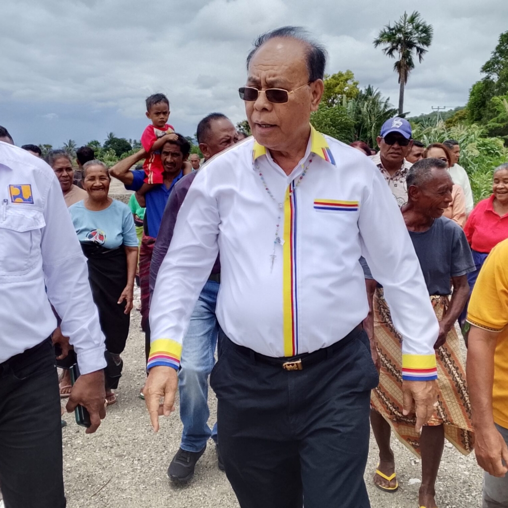 Tinjau Langsung Bronjong di Oekmurak, Bupati Malaka Pastikan Kelanjutan Pekerjaan 2026