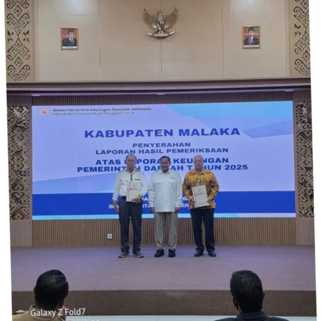 Ketua DPRD dan Bupati Malaka Kompak Terima Opini WTP, ABS: “Ini Tanggung Jawab Bersama Menjaga Tata Kelola Keuangan”