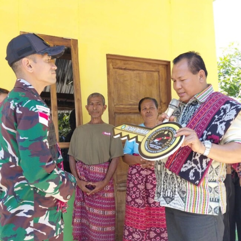 SBS–HMS Serius Urus Masyarakat, Rumah Tidak Layak Huni Milik Pasutri di Bereliku Rampung Dibedah