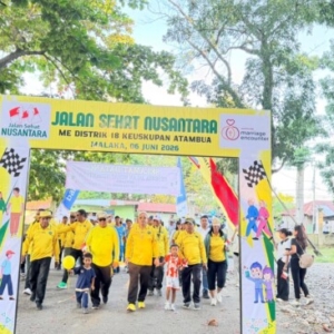 ABS Sukses Gelar Jalan Sehat Nusantara III di Malaka, Pererat Persaudaraan Tiga Kabupaten