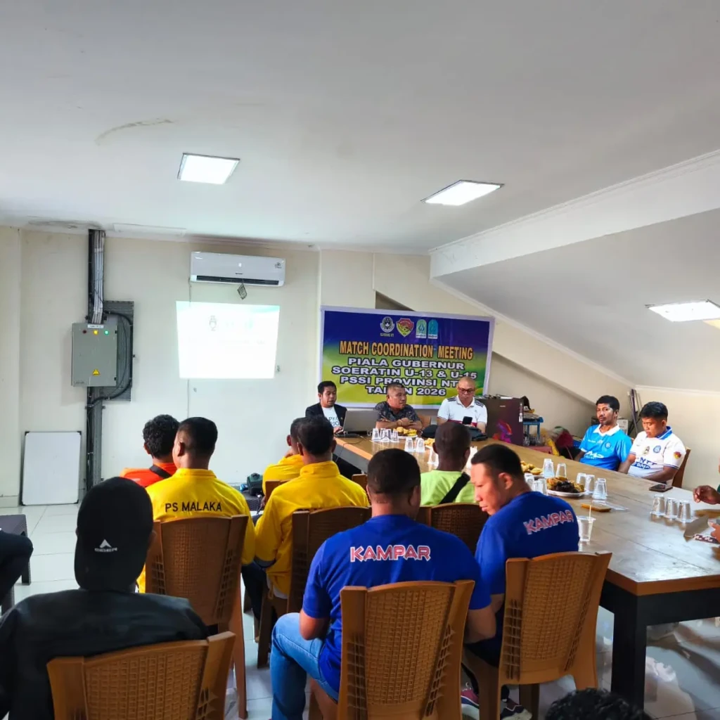 MCM Piala Soeratin NTT Digelar, Ketua PSSI NTT Ajak Seluruh Tim Jaga Sportivitas dan Sukseskan Kompetisi