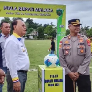 Kapolres Malaka Buka Piala Bupati Antar SSB, Tanamkan Mimpi Besar untuk Lahirkan Generasi Emas Sepak Bola